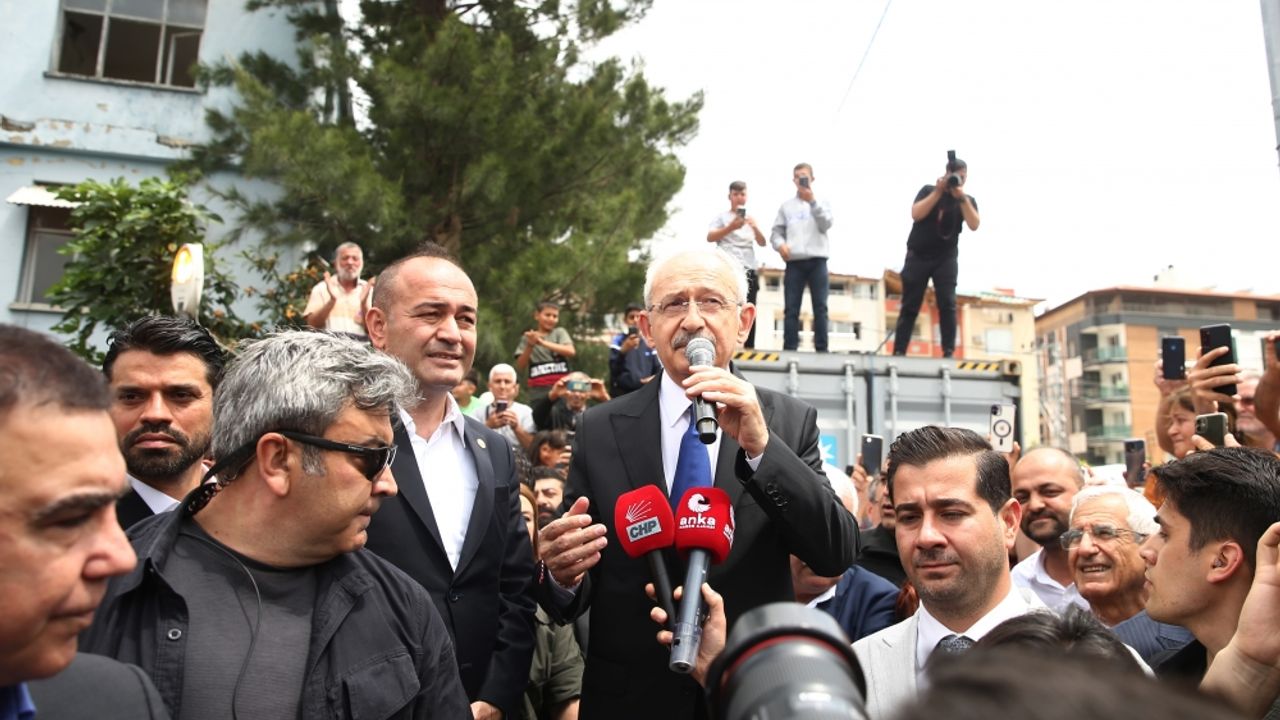Cumhurbaşkanı adayı ve CHP Genel Başkanı Kılıçdaroğlu'ndan çadır kent ziyareti:
