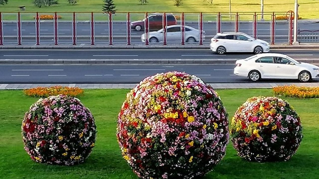 Kayseri Büyükşehir'le Kayseri çiçek bahçesine döndü