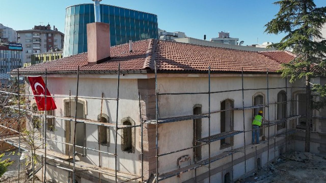 Konya'da hemşirelik binasına tarihi restore