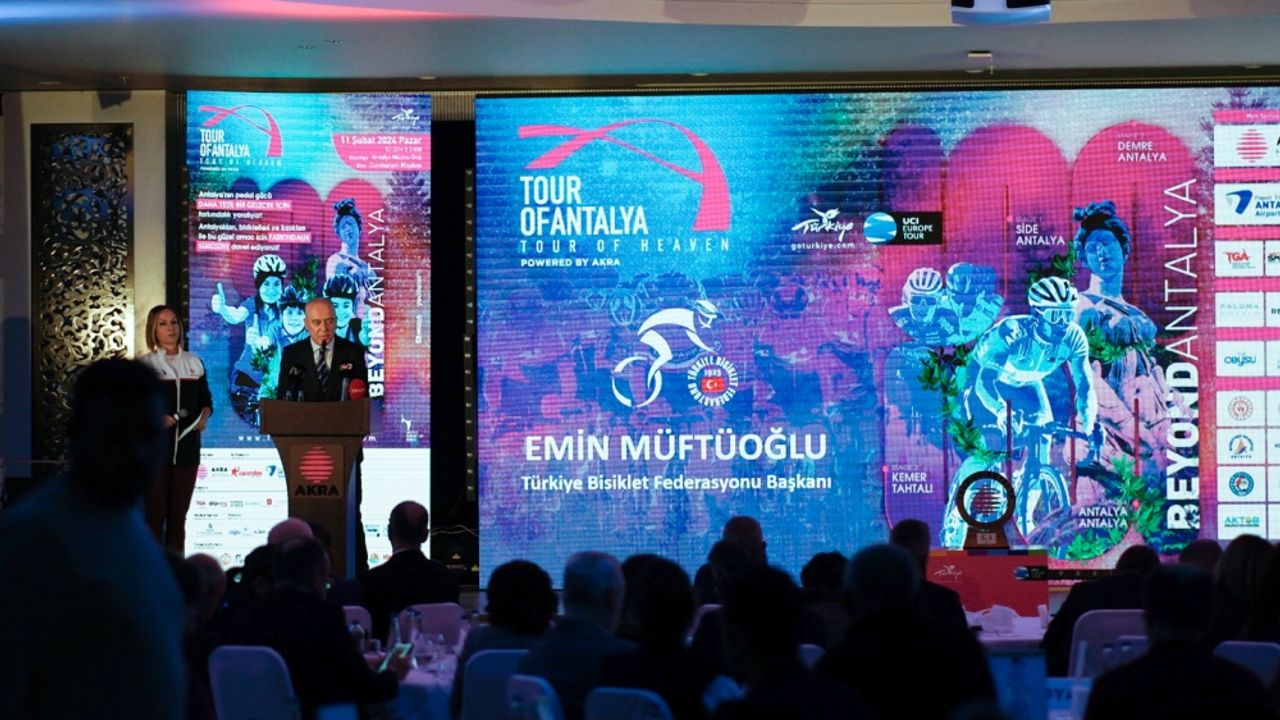 2024 Antalya Bisiklet Turu'nun basın toplantısı yapıldı