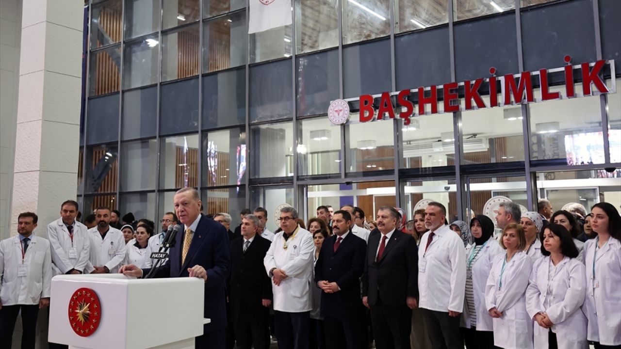 Cumhurbaşkanı Erdoğan, Hatay Eğitim ve Araştırma Hastanesi ile İskenderun Devlet Hastanesinin açılışında konuştu: