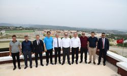 Hatayspor'un gelecek sezon Mersin'de kullanacağı tesiste hazırlıklar sürüyor