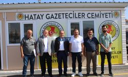 Ergin'den Hatay Gazeteciler Cemiyetine ziyaret!