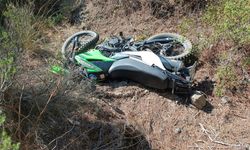 Hatay'da devrilen motosikletin sürücüsü yaralandı
