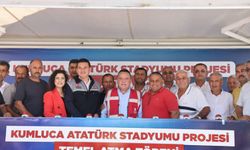 Kumluca Atatürk Stadyumu’nun temeli atıldı