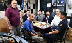 Mudanya Kaymakamı Terzi'den sanayi esnafına ahilik ziyareti