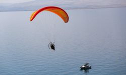 Van'da Yamaç Paraşütü Şampiyonası heyecanı