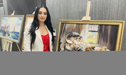 Adana'da ressam Zeynep Boğa'nın kişisel resim sergisi açıldı