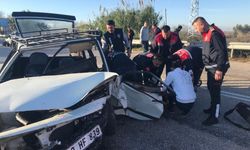 Osmaniye'de iki otomobilin çarpıştığı kazada 4 kişi yaralandı