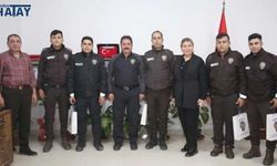 HATAY EMNİYET MÜDÜRÜ GÖKÇE, BAŞARILI PERSONELİNİ ÖDÜLLENDİRDİ