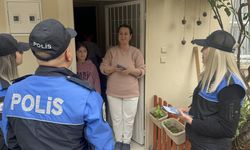 Adana'da polis "Komşunu Kolla" projesi kapsamında vatandaşı bilgilendirdi