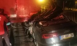 Mersin'de tıra arkadan çarpan otomobildeki 1 kişi öldü, 3 kişi yaralandı