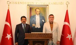 İskenderun Belediye Başkanı Dönmez'den Kaymakam Demiryürek'e ziyaret