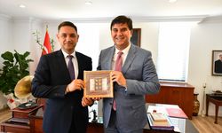 Ukrayna Antalya Başkonsolosu Voronin'den Fethiye Belediye Başkanı Karaca'ya ziyaret