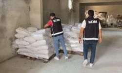 Mersin'de 50 ton sahte deterjan ele geçirildi