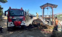 Adana'da lavanta işleme tesisinde çıkan yangın söndürüldü