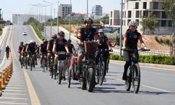 Mersin'de bisikletliler Avrupa Hareketlilik Haftası'nı kutladı