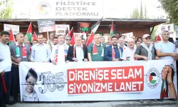 Antakya ilçesinde Filistin’e destek yürüyüşleri düzenlendi