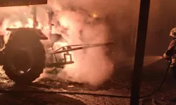 Samanlık Yangını Paniğe Neden Oldu