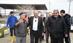 Yapar Yağış Sonrası Aşağıoba’da Sahadaydı