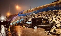 Hatay’da istinat duvarı çöktü!