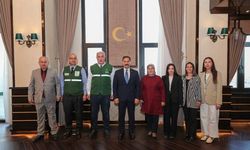 Mustafa Masatlı Yeşilay Heyetini Kabul Etti