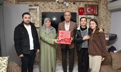 Başkan Yapar’dan Şehit Ailesine Ziyaret