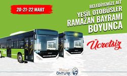 Hatay’da Bayramda Toplu Ulaşım Ücretsiz