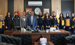 112 Acil Sağlık Çalışanlarından Müdür Sönmez’e Ziyaret