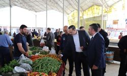 Kaymakam Şahin’den Pazar Esnafına Ziyaret