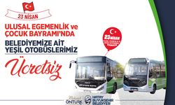 23 Nisan’da HBB Otobüsleri Ücretsiz Hizmet Verecek