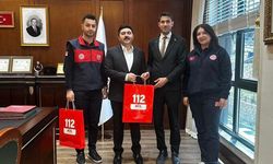 Hatay 112 Acil Çağrı Merkezi Müdüründen Kaymakam Yazıcı’ya ziyaret
