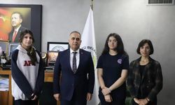 Başkan Sarı Öğrencileri Ağırladı