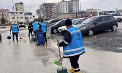 Şiddetli Yağışta Ekipler Görev Başında