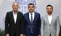 AK Parti İl ve İlçe Başkanlarından Belediyeye Ziyaret