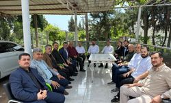 AK Parti Heyetinden Reyhanlı’da Kanaat Önderi Orhan Çalım’a Ziyaret