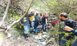 Hatay’da Uçurumdan Düşen Vatandaşı İtfaiye Kurtardı