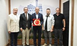 Başkan Yapar, Hatay Basın Cemiyeti Yönetimini Ağırladı