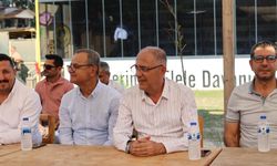 Yapar, Serinyol’da Kanaat Önderleri ve Muhtarlarla Buluştu