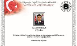 Şehidimiz Jandarma Uzman Çavuş Samet Karabulut Son Yolculuğuna Uğurlanıyor