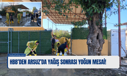 HBB’den Arsuz’da Yağış Sonrası Yoğun Mesai!