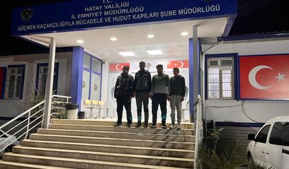 Hatay'da 4 düzensiz göçmen yakalandı