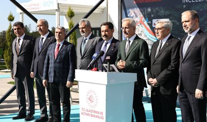 Bakan Uraloğlu Hatay’da Amanos Tüneli Projesini İnceledi