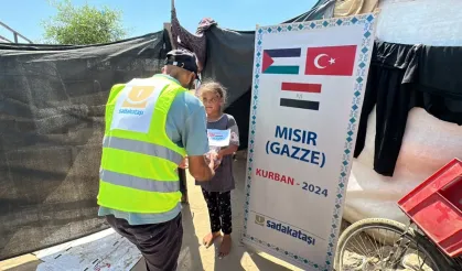 Sadakataşı’ndan Gazze’ye Kurban Desteği