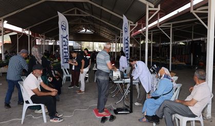 Büyükşehirden Hassa'da ücretsiz sağlık taraması!