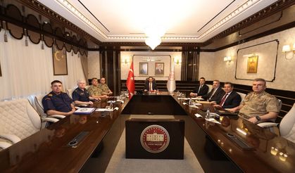 İl Asayiş ve Güvenlik Toplantısı Gerçekleştirildi