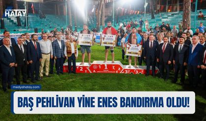 Baş Pehlivan Yine Enes Bandırma Oldu