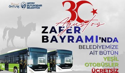 30 Ağustos Zafer Bayramı’nda Ücretsiz Ulaşım Müjdesi!