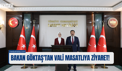 BAKAN GÖKTAŞ'TAN VALİ MASATLIYA ZİYARET!