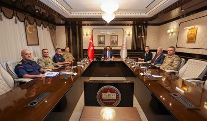 Vali Masatlı Başkanlığında Asayiş ve Güvenlik Toplantısı